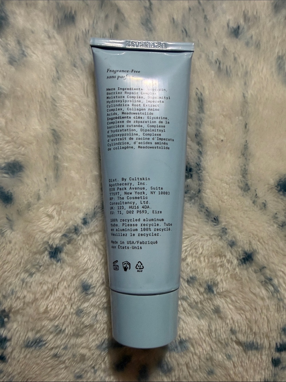 DIEUX Hydrating Facial Gel Cream - Light Blue - Picture 7 of 8